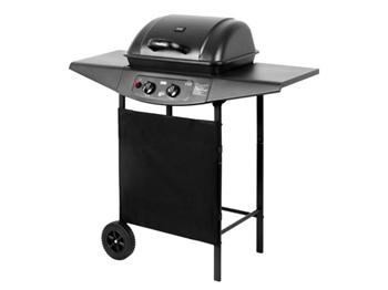    TEESA BBQ 2000 Plynový zahradní gril černý