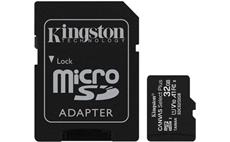 32GB microSDHC Kingston Canvas Select Plus A1 CL10 100MB/s + adapter