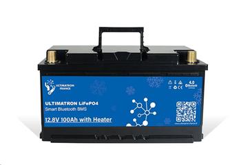 Baterie LiFePO4 12,8V 100Ah Ultimatron YX Smart BMS vyhřívaná