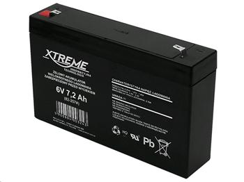 Baterie olověná 6V / 7,2Ah XTREME / Enerwell bezúdržbový akumulátor