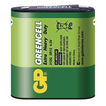 Baterie plochá GP Greencell 3R12 (4,5V)