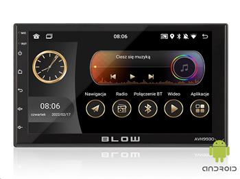 BLOW AVH-9930 Autorádio s OS Android 11, MP3, USB, FM, GPS