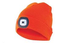 Čepice s čelovkou, univerzální velikost, oranžová, VELAMP CAP10