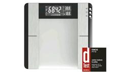 Digitální osobní váha EMOS EV104 PT718 (BMI, 150 kg, stříbrná)