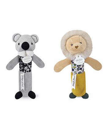 Doudou Chrastítko pískací 17 cm 1 ks koala