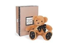 Doudou Histoire d´Ours Plyšový kamarád světle hnědý medvídek 25 cm