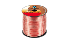 Kabel dvojlinka Cabletech KAB0309 2x 0,5 mm průhledná OFC