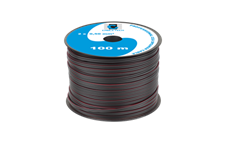 Kabel dvojlinka Cabletech KAB0355 2x 0,5 mm černá CCA