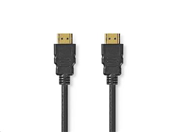 Kabel HDMI 0,5 m - v2.0b NEDIS CVGL34050BK05 Premium