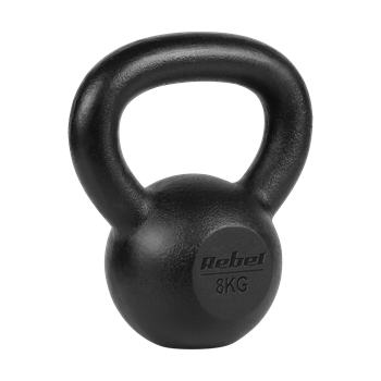 Kettlebell Litinový 8 kg REBEL ACTIVE RBA-2323-08