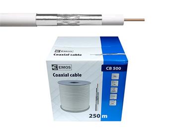 Koaxiální kabel Emos CB500 / 250m / 5 mm