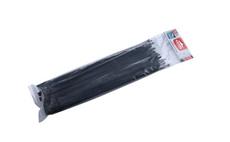 Pásky stahovací na kabely EXTRA, černé, 200x3,6mm, 100ks, nylon PA66 EXTOL-PREMIUM