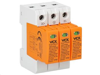 Přepěťová ochrana VCX DC třída T1T2 (B+C) 3P 1200V 12.5kA RED