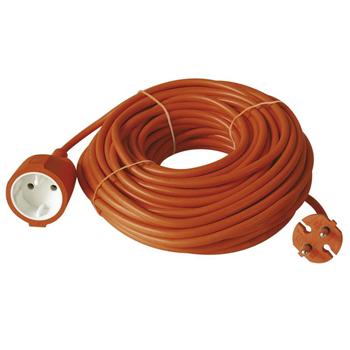 Prodlužovací kabel 30m 2x1mm dvoužílový oranžový
