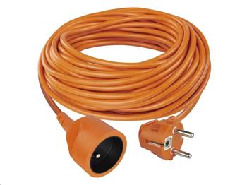 Prodlužovací kabel EMOS P01120 spojka 20m, oranžový / 3x 1,5mm