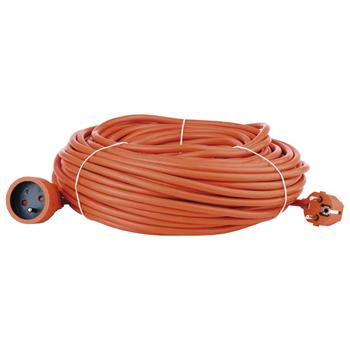 Prodlužovací kabel EMOS P01140 spojka 40m, oranžový / 3x 1,5mm