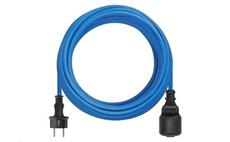 Prodlužovací kabel Weatherproof EMOS P01420W spojka 20 m / modrý / silikon / 1,5 mm2