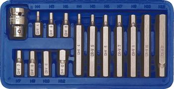 Sada bitů 15 ks CrV imbus