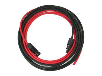 Solární kabel H1Z2Z2-K, 4mm2, červený+černý s konektory MC4, 3m