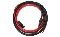 Solární kabel H1Z2Z2-K, 6mm2, červený+černý s konektory MC4, 10m