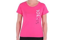 Tričko dámské T-SHIRT, růžová, velikost S, 100% bavlna SIXTOL