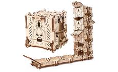 Ugears 3D dřevěné mechanické puzzle Věž pro hry s kostkami