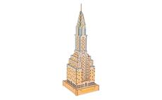 Woodcraft Dřevěné 3D puzzle Chrysler Building