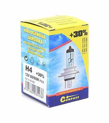 Žárovka 12V H4 60/55W P43t box FLASH +30%