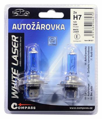 Žárovka 12V H7 55W PX26d WHITE LASER blister 2ks