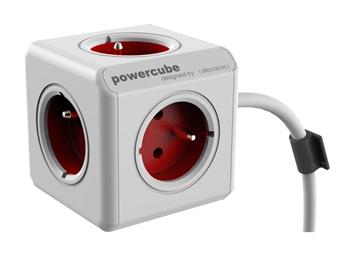 Zásuvka PowerCube Extended s kabelem 1,5m RED